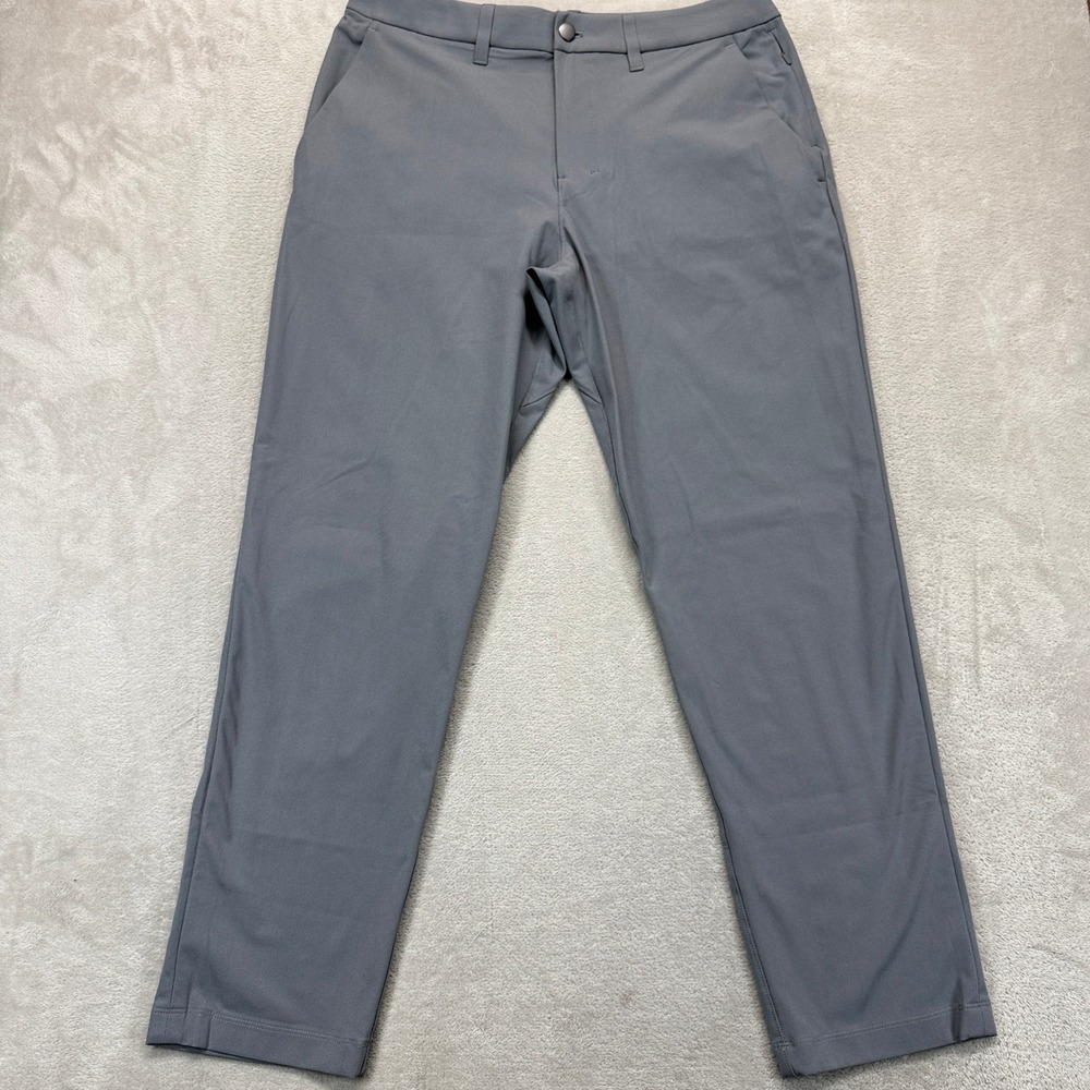 Lululemon Pants Mens 32x28 Grey ABC Commission Warpstreme Slim Chino Performance